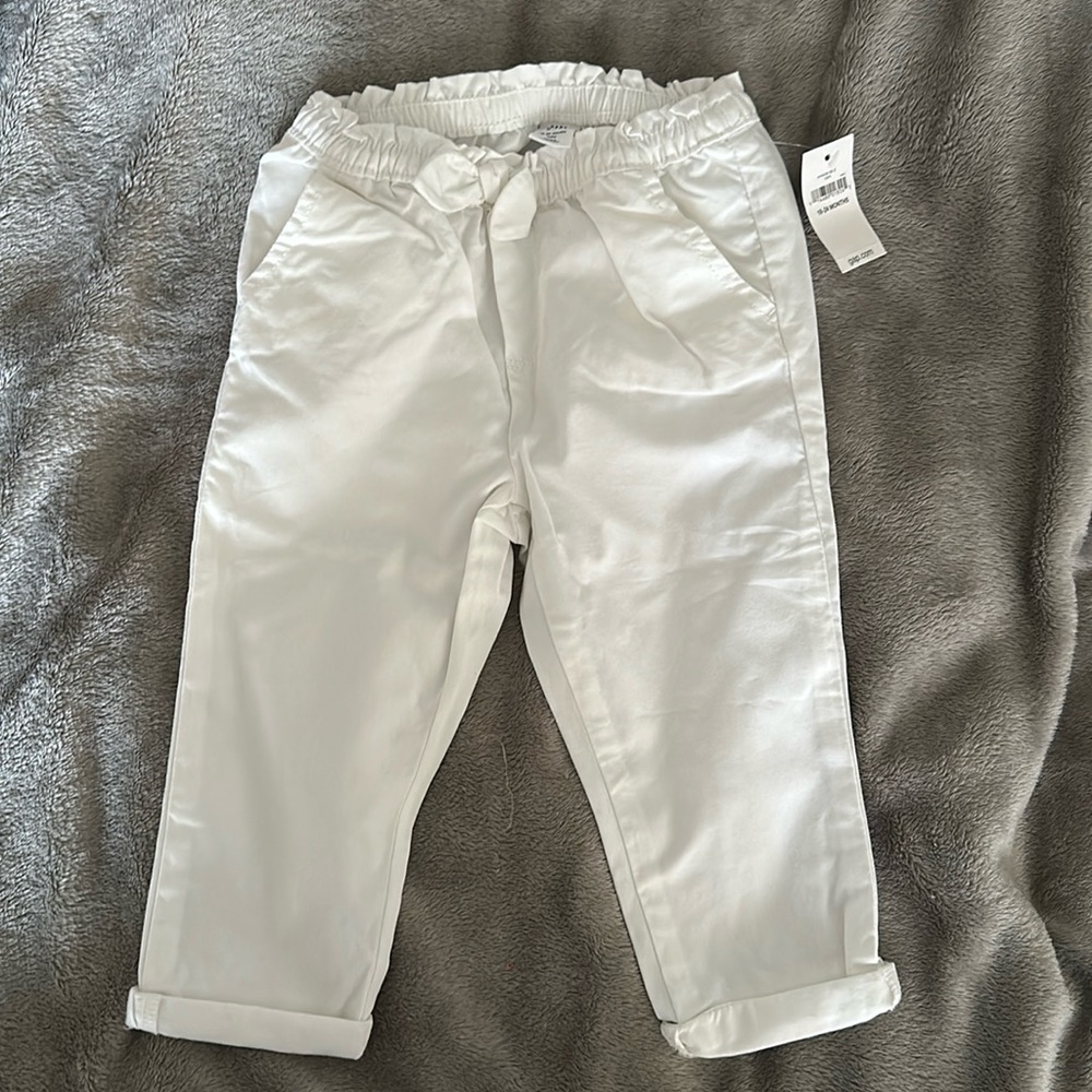 NWT White Gap Pants 18m-24m